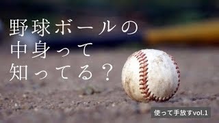 検証 野球ボールの中身ってどうなってるの 使って手放すvol 1 Youtube