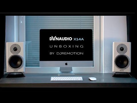 Unboxing Dynaudio Excite X14A active speakers