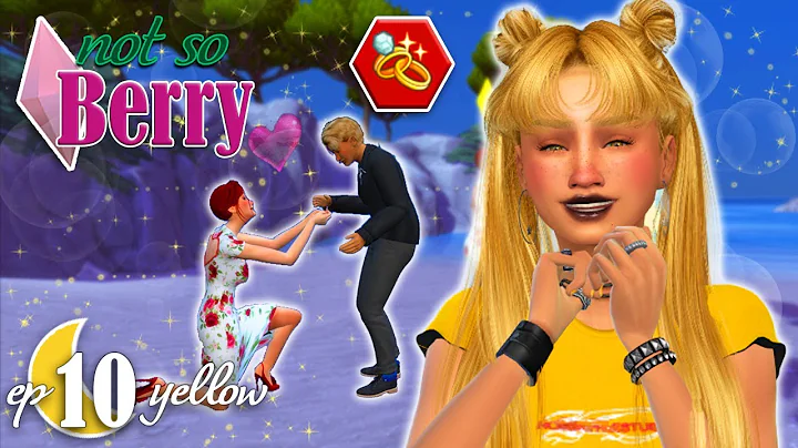 Finally Engaged! 💍 | YELLOW #10 🌙 NOT SO BERRY CHALLENGE | The Sims 4
