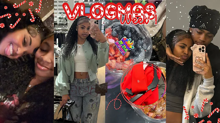 VLOGMAS WEEK 1❄️HE BOUGHT ME ROSES? Studio, Target Run,Acai Bowls + MORE||ThatGurlGabrielle