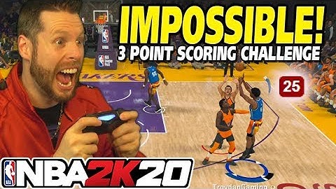The Impossible NBA 2K20 3-Point Challenge