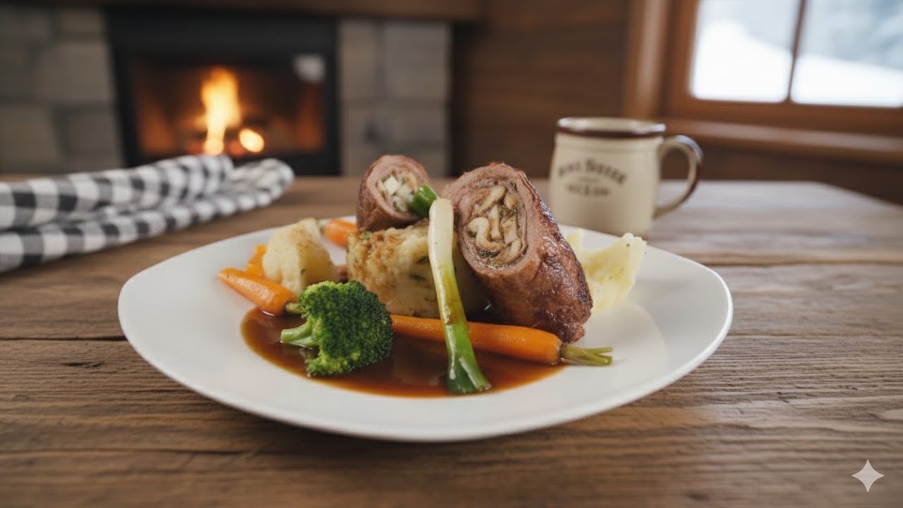 Schnelle Kalbsrouladen mit Pilzfüllung & Speck – Zart & Perfekt wie bei Oma! | Herbi’s Kitchen