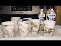 DIY Marble coffee mugs!  Hydro dipped!  Vlogmas day 15!