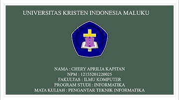 TEKNIK INFORMATIKA DAN KALKULASI HINGGA KOMUNIKASI // PENGANTAR TEKNIK INFORMATIKA