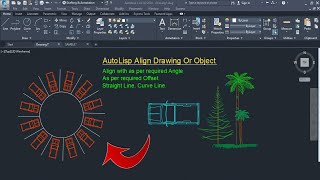 How to Align drawing or object with AutoLisp.