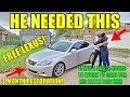 I Fully Restored An Abandoned Lexus & Surprised A Very Deserving Stranger With A Free Car & Cash!
