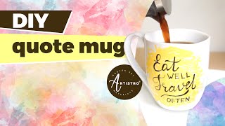 How to paint mugs. Easy tutorial!!!