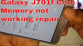 How to Samsung Galaxy j701f Core memory not Working Repair