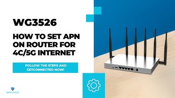 Ultimate WG3526 4G LTE Router APN Setup Guide | Step-by-Step Tutorial for Maximum Speed!#5grouter