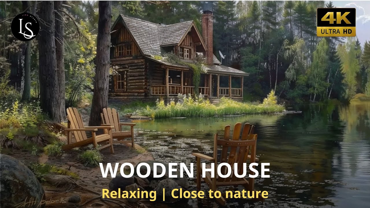 Peaceful Riverfront Living: Rustic House