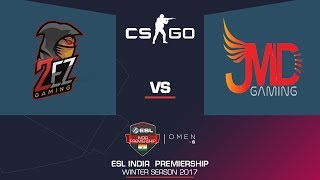2ez Vs JMD (Cobblestone) | CS:GO | Omen By Hp ESL India Premiership 2017 | Winter | November