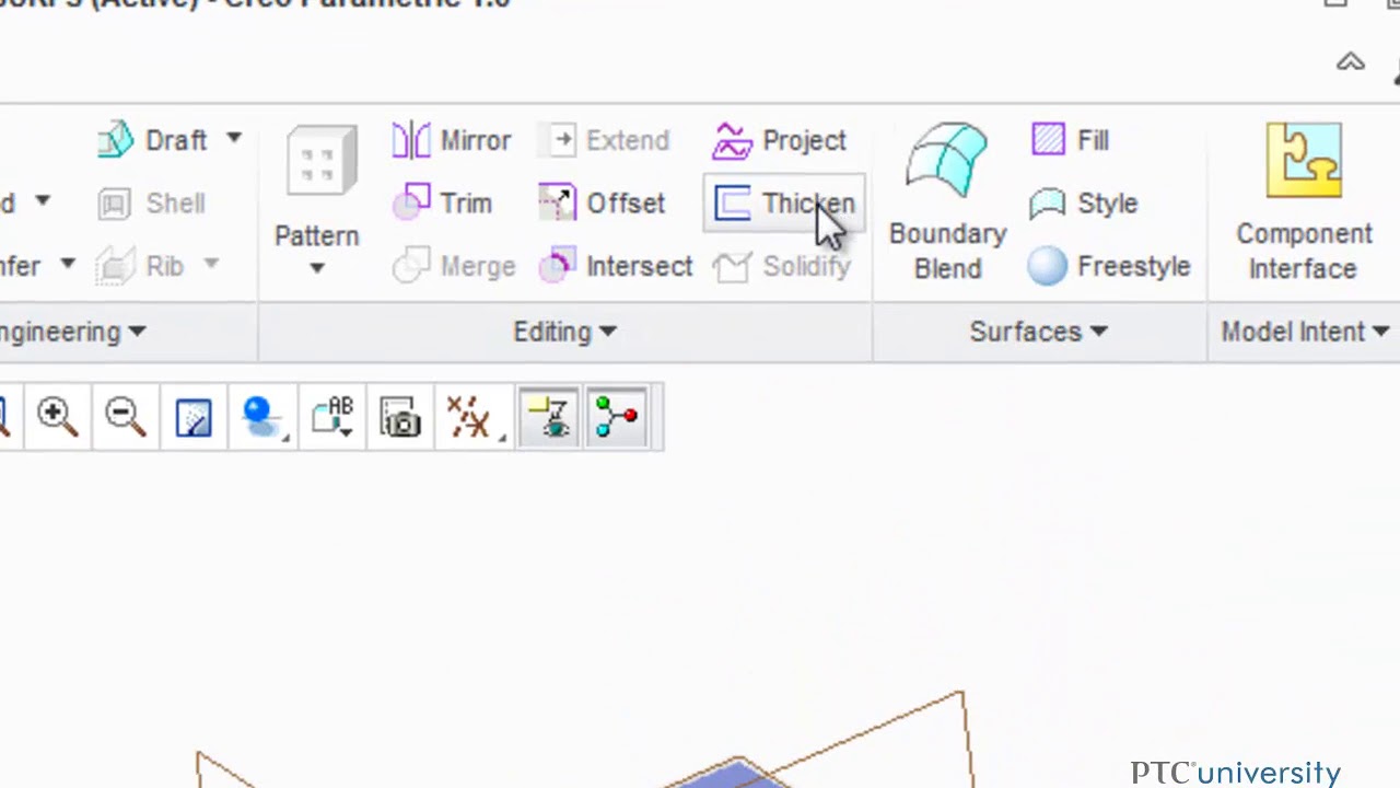 Tutorial  Creating Scoops and Bulges with Freeform Surfaces - Creo