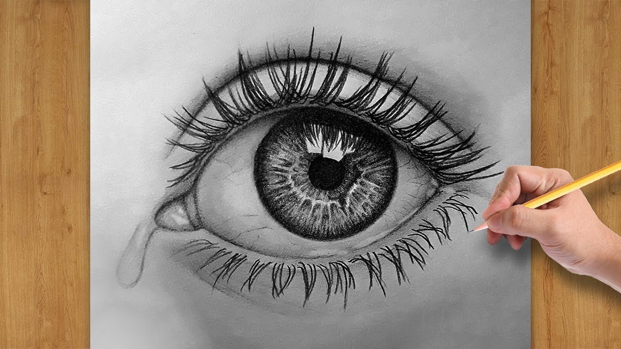 how to draw an eye, how to draw a realistic eye, drawing an eye, ho...