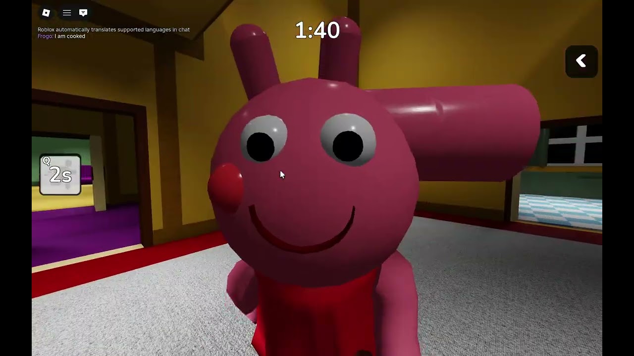 I play the piggy fan game again...