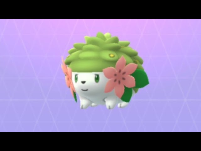 I caught Shaymin & changed into Sky Form! : r/pokemongo