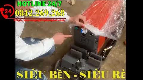Test máy cắt uốn sắt 2 đầu trước khi gửi hàng khách Nghệ An.Máy cắt uốn sắt xâydựng siêu rẻ.chỉ 16tr
