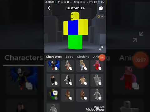 Upgrade of roblox avatar - YouTube