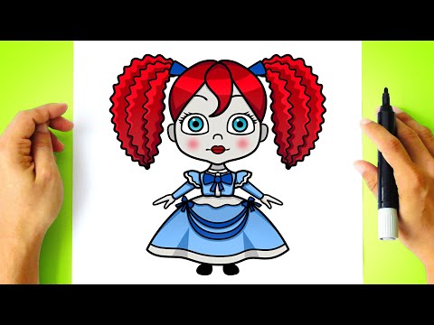 How to DRAW the POPPY DOLL - Poppy Playtime Chapter 3