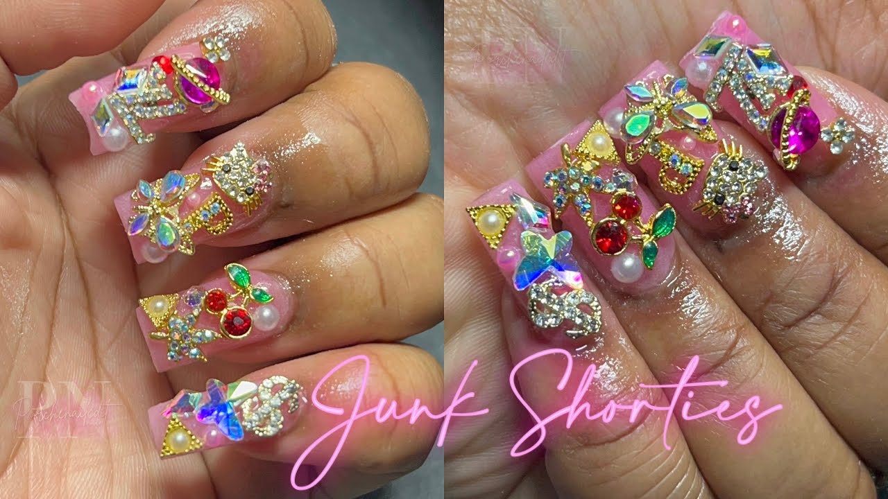 𝐂𝐇𝐀𝐑𝐌𝐒 𝐅𝐎𝐑 𝐍𝐀𝐈𝐋𝐒 💖 on Instagram: Junk nails