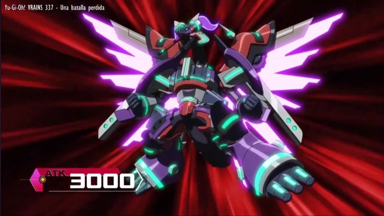 Yusaku invoca a Borreload Furious Dragon. Yu gi oh vrains doblaje latino