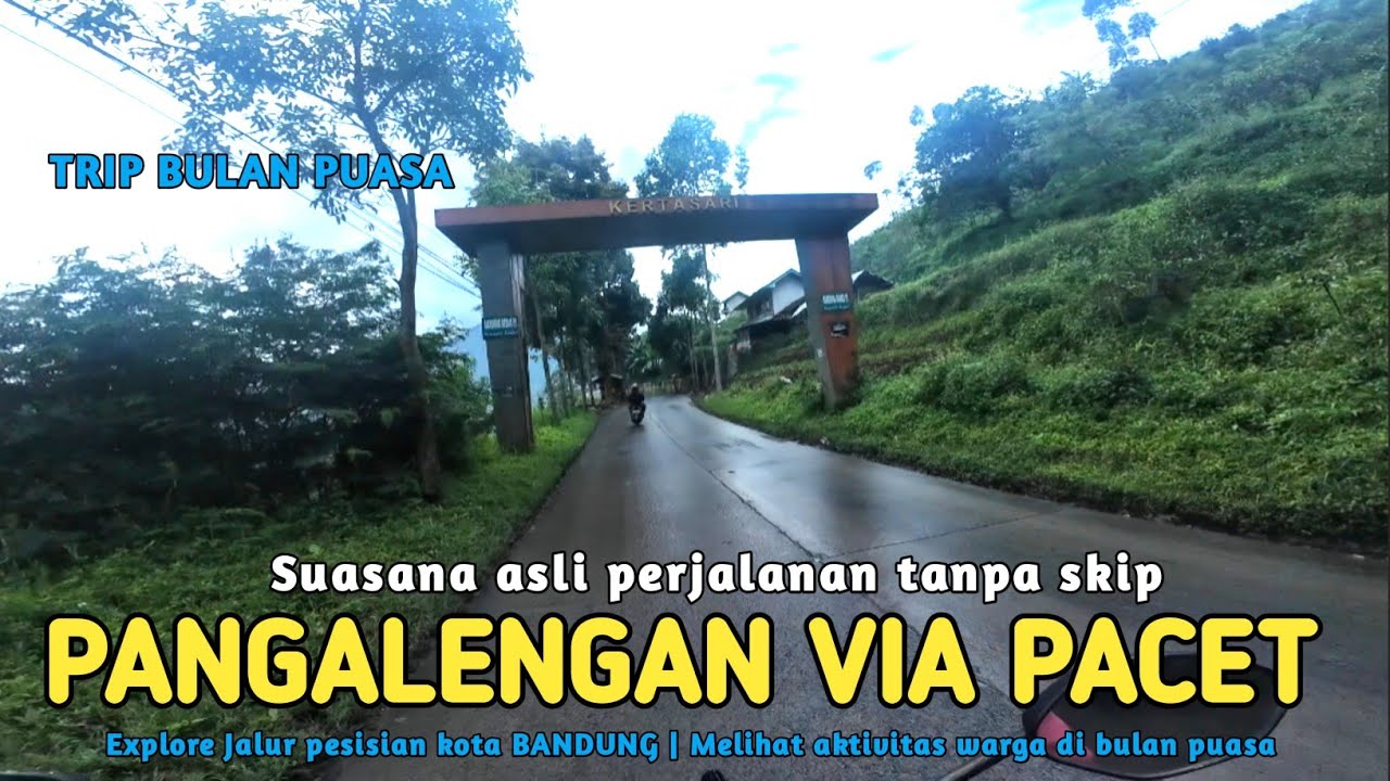 CIPARAY - PANGALENGAN via jalan raya PACET | jalur alternatip perjalanan tanpa skip 