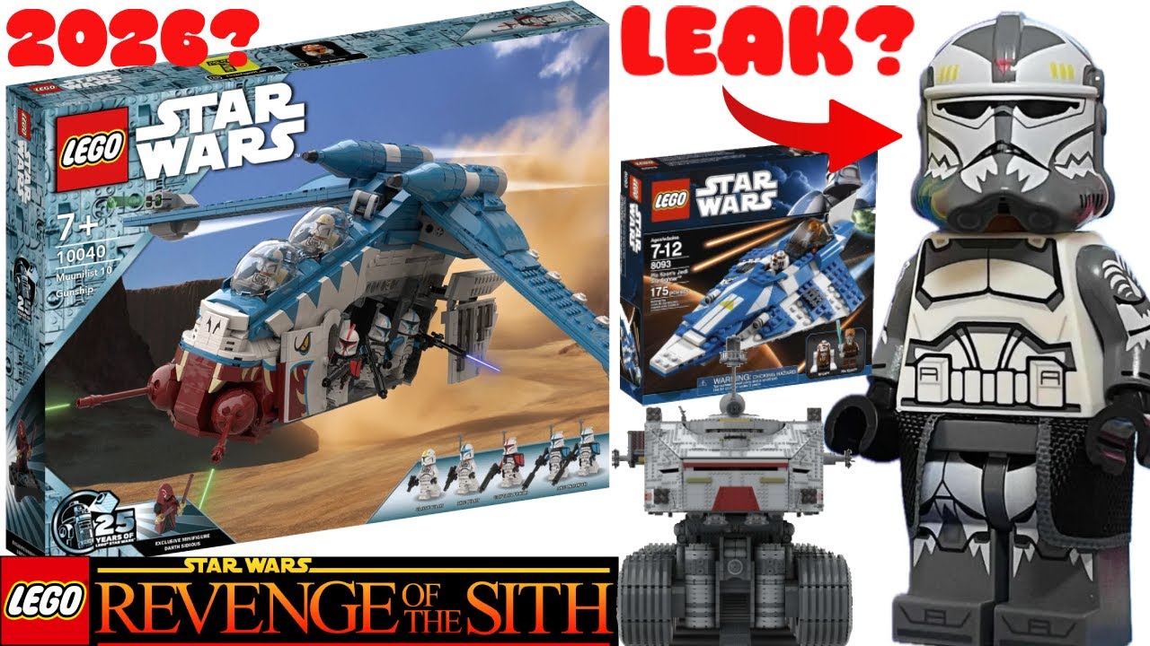 Lego Plo Koon's Starfighter Leak!, Muunilinst 10 Gunship,Jango Fetts Microfighter?! And More