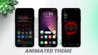 Demon Slayer Dark Setup With Xiaomi Themes Only / No kwgt No any launcher | TechMiui screenshot 4