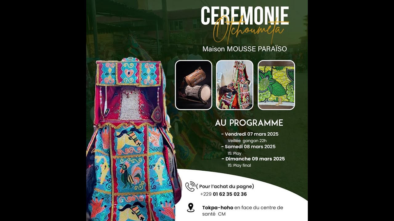 Cérémonie Ochoumèta - SAMEDI | Maison MOUSSE PARAÏSO