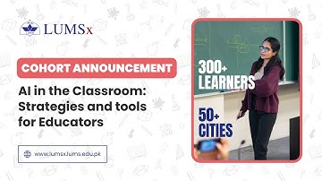 AI in the classroom  | Cohort Announcement