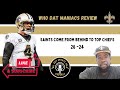 Saints vs Chiefs Recap Pre Season Game 1