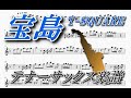 宝島（テナーサックスソロ楽譜）Takarajima (Tenor Saxophone solo Sheet music)