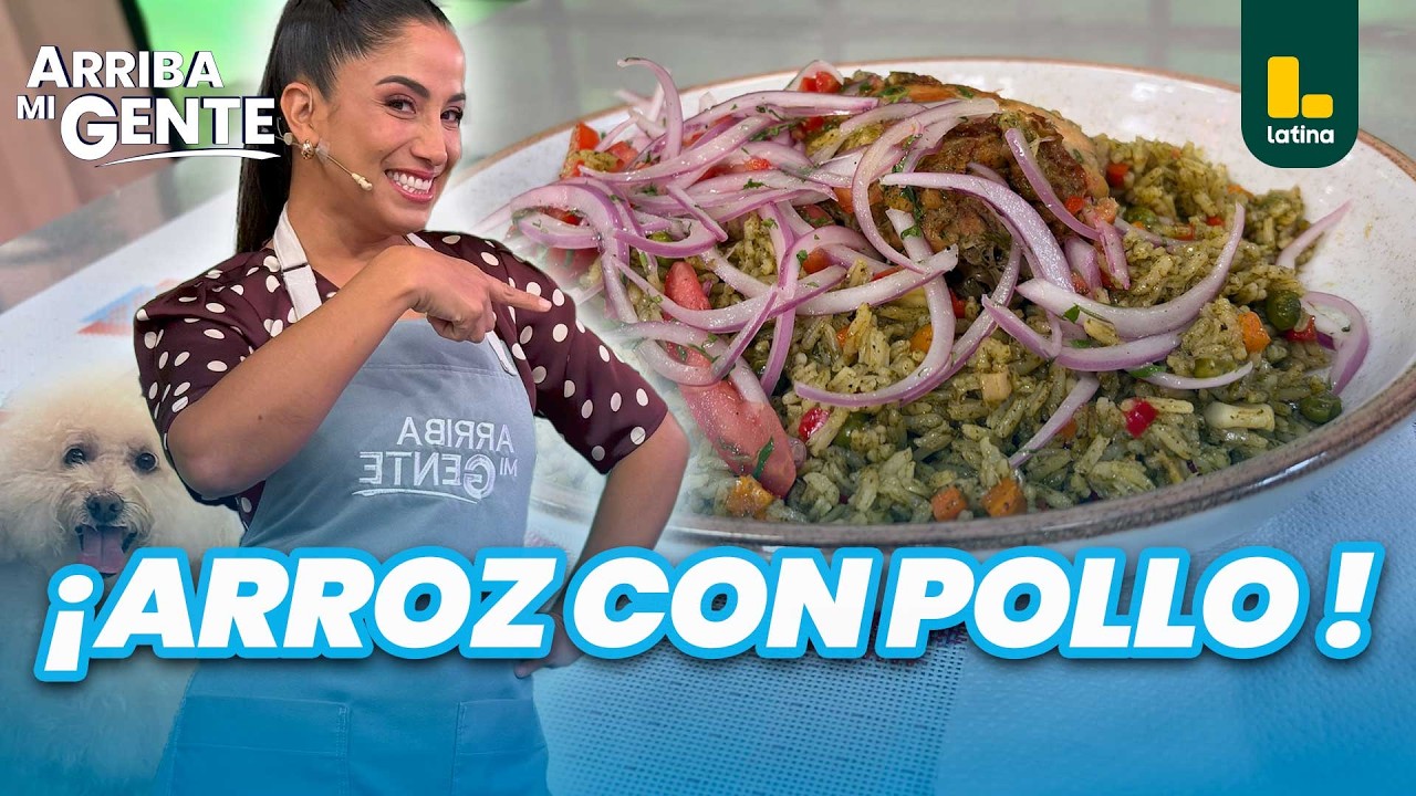 Arroz con pollo peruano: jugoso, graneadito y lleno de sabor | Arriba Mi Gente