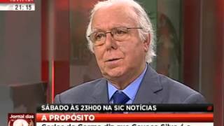 Carlos do Carmo: "Cavaco Silva é o principal responsável pelo estado do país"