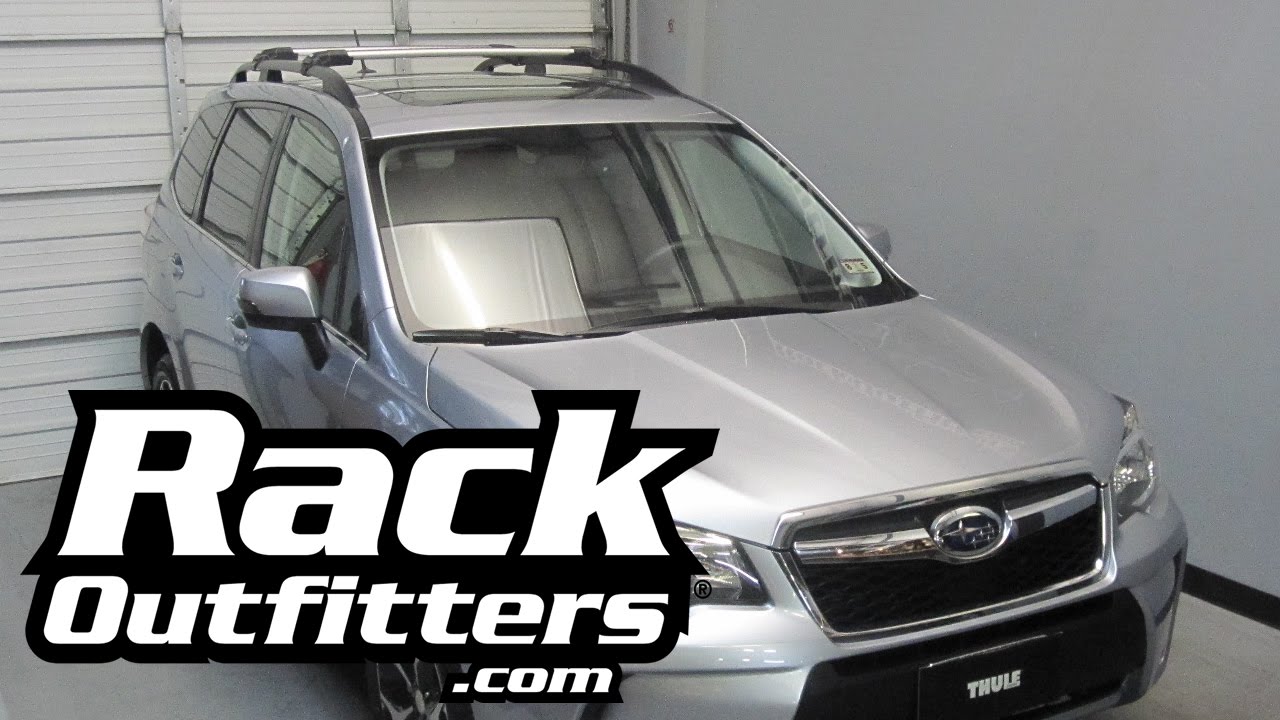 Subaru Forester Thule SILVER AeroBlade EDGE Base Roof Rack '1416* by