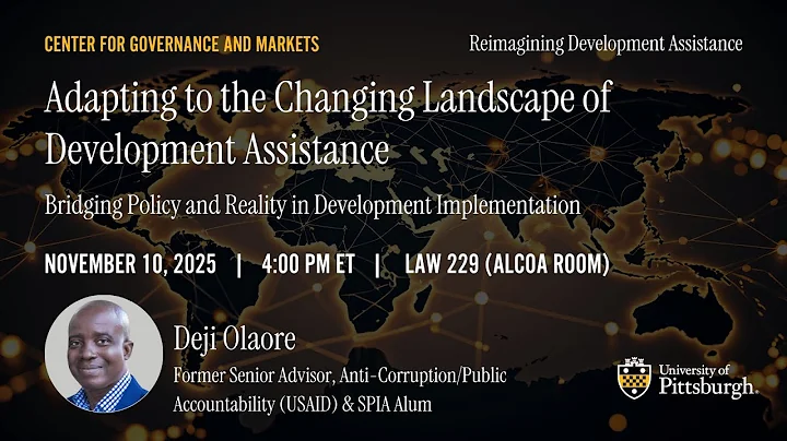 Adapting to the Changing Landscape of Development Assistance