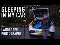 Sleeping in my Car for Landscape Photography