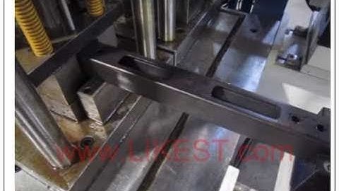 Automatic Pipe Hole Punching Machine with Punching Tool Shifting System