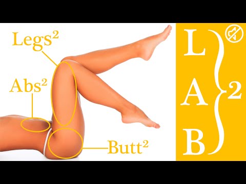 L.A.B. workout (Legs, Abs and Buttocks) - Level 2 - No Music