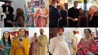 AGEYA VIAH WALA DIN | SOHRA FAMILY DE WEDDING OUTFITS | GORA TRYING INDIAN FOOD | INDER & KIRAT