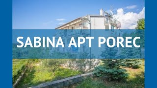 SABINA APT POREC 3* Хорватия Истрия обзор – отель САБИНА АПТ ПОРЕЧ 3* Истрия видео обзор