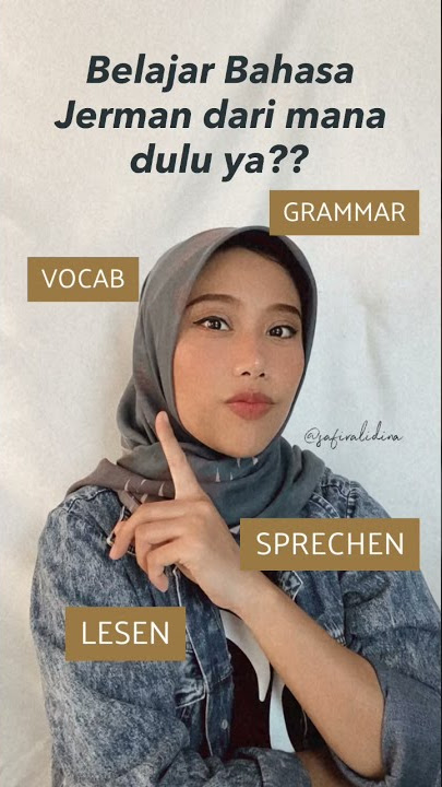 Belajar Bahasa Jerman dari mana dulu?? | Safira Lidina #Shorts