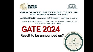 GATE 2024 Results | IISc Bengaluru