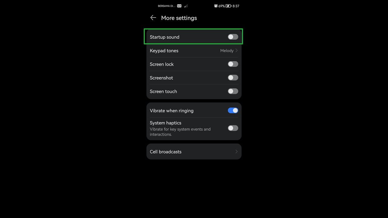 How To Turn Off Startup Sound On Android Huawei YouTube How To Turn Off Startup Sound On Android Huawei YouTube