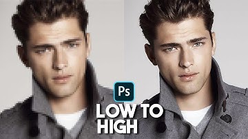 4 Steps Technique To Convert Images From Low To High Resolution In Photoshop