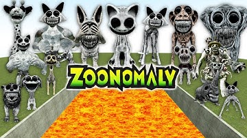 DESTROY ALL ZOONOMALY MONSTER FAMILY in LAVA (Garry
