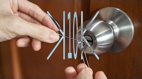 compressed into 10 seconds - How To Basic - How To Pick a Lock