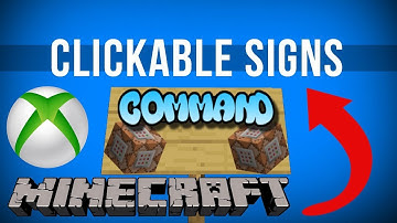 Minecraft Command Block Clickable Signs Tutorial Bedrock Edition Xbox One,Mcpe,Windows10