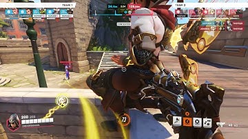 Overwatch 2 - Funny Push Bot Contest (Replay Moment - Lethal Bots)