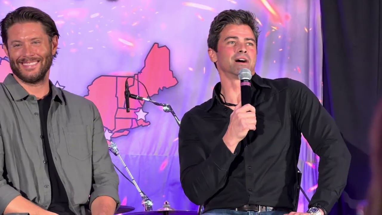 Jensen Ackles and Matt cohen main panel Charlotte SPN con…