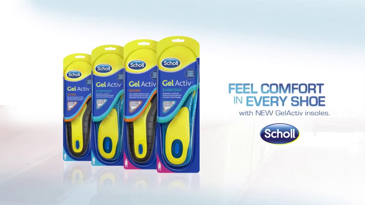 gel active work insoles